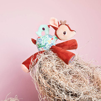 Przytulanka dźwiękowa aktywizująca galopująca Sarenka Stella 83468 Lilliputiens