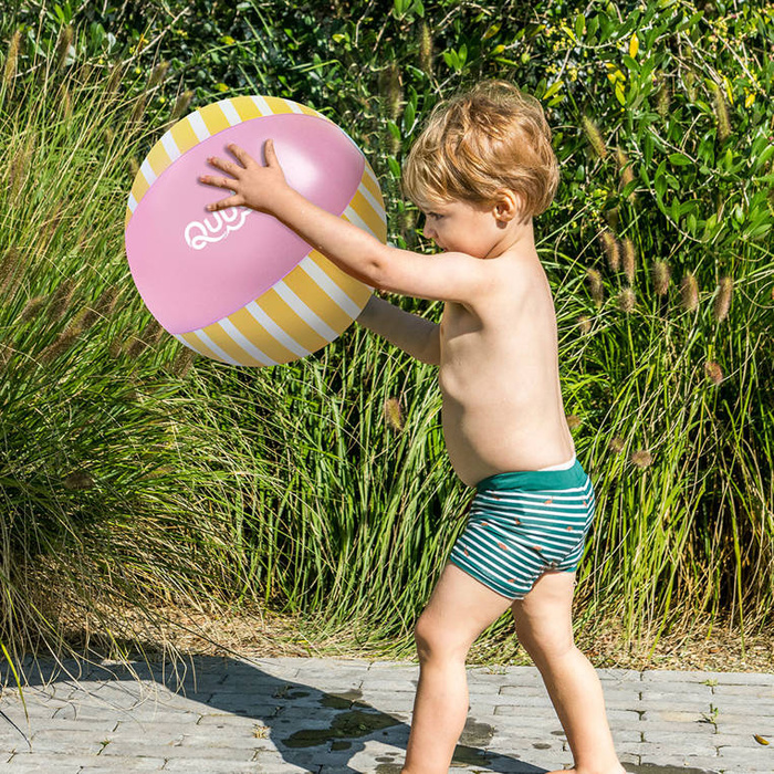 Dmuchana piłka plażowa Ø 30 cm Banana Pink Quut 173540