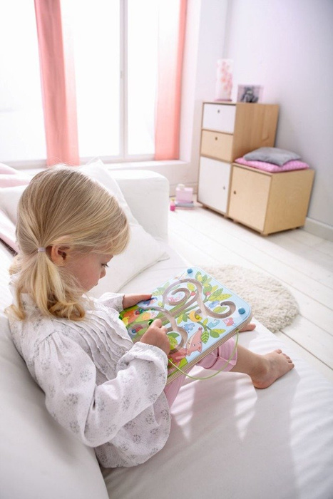 Labirynt magnetyczny, W sadzie Liska, HB301057-Haba, zabawki zręcznościowe