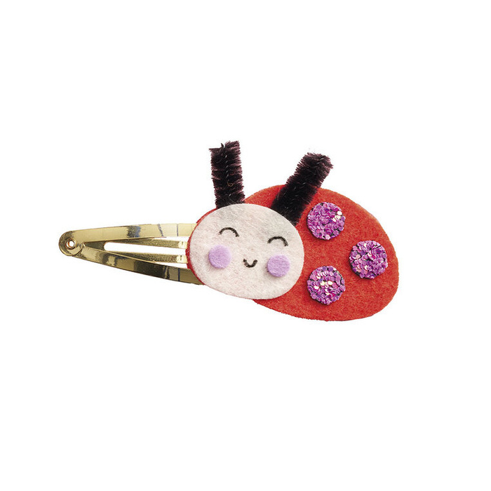 Zestaw kreatywny do tworzenia biżuterii Brokatowe spinki do włosów Ogród Janod J09179