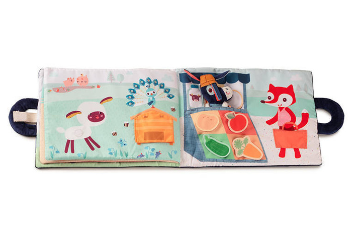 Miękka książeczka aktywizująca "Osiołek Ignace na farmie" 83415 Lilliputiens