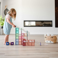 Kulodrom klocki magnetyczne Pastel Ball Run Expansion Pack 80 el Connetix 00080-BR