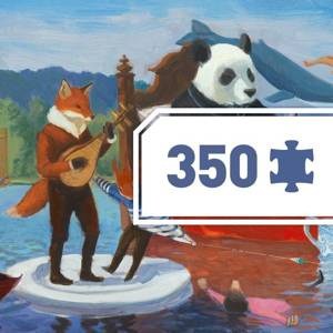 Puzzle tekturowe Letnie Jezioro 350 el Gallery DJ07617-Djeco, układanki i puzzle dla dzieci