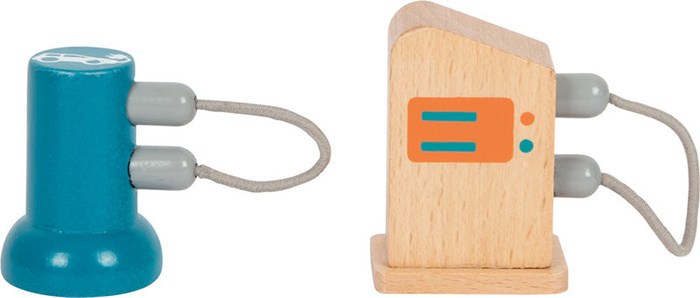 Drewniany parking garaż dla autek kilka poziomów Na rajdzie 12357 Small Foot