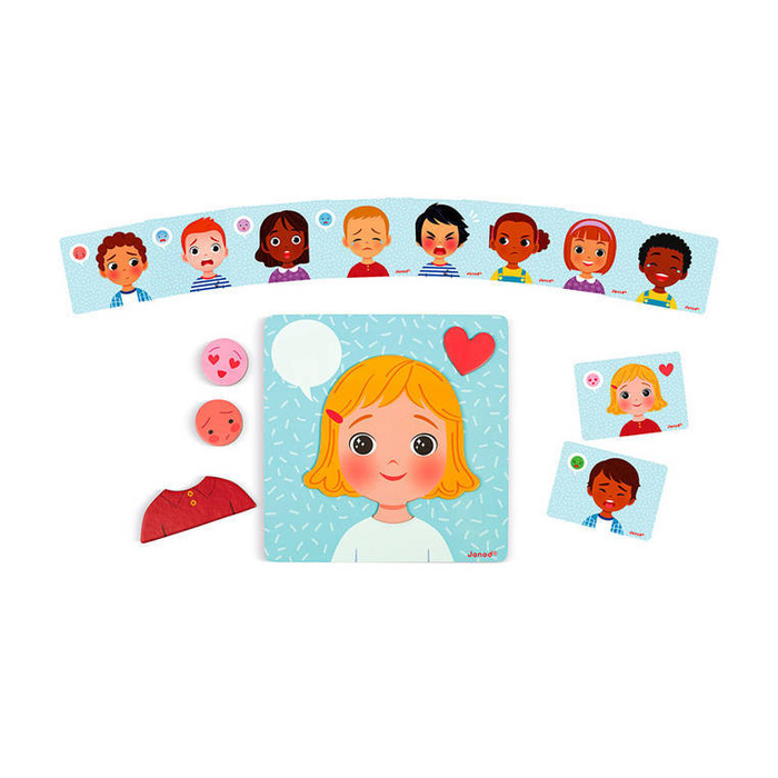 Magnetyczna układanka Emocje, Janod J08038