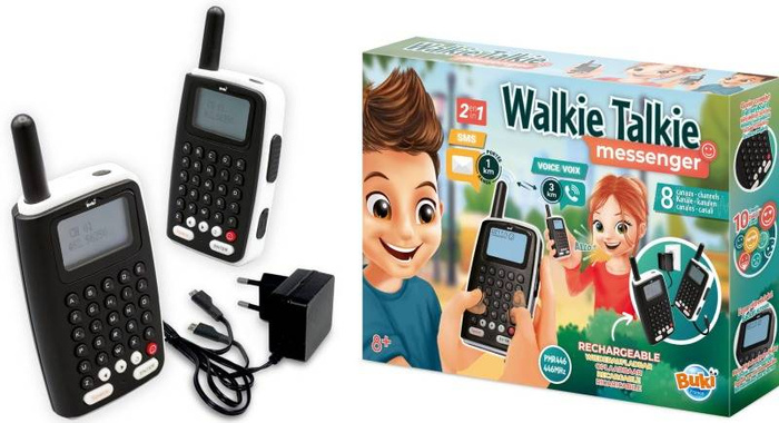 WALKIE-TALKIE messenger - zasięg 1 km/3 km TW04-Buki, zabawy w plenerze