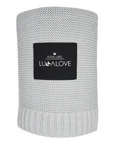 Bambusowy koc Glamour gray LL0386-Lullalove, kocyki dla dzieci