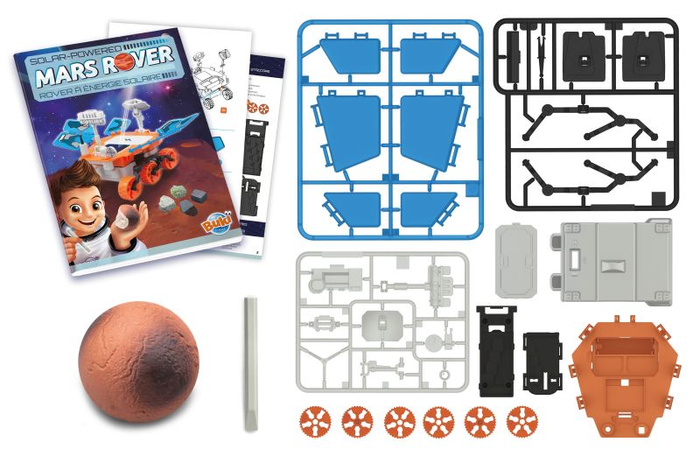 Łazik marsjański zasilany energią słoneczną model do złożenia i zabawy Buki 2175