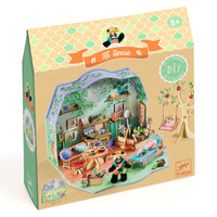 Zestaw DIY drewniany domek MI HOUSE Olive Djeco DJ08032 kreatywna zabawa
