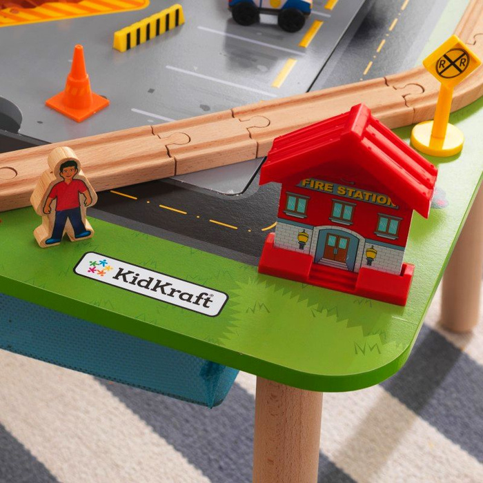 Drewniana kolejka górska stół kreatywny z akcesoriami Rocky Mountain KidKraft KK10176