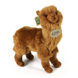 Pluszowa brązowa lama 23 cm Rappa 221710