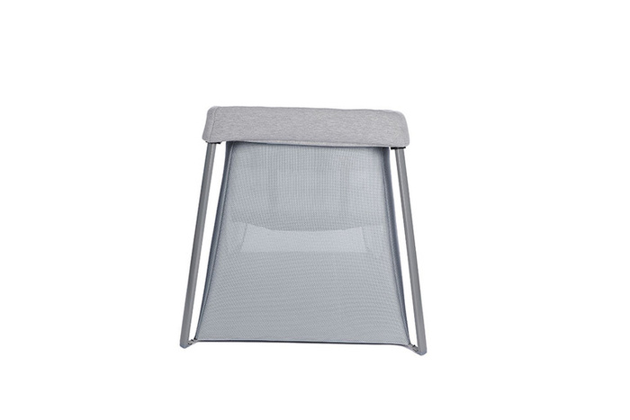 Łóżeczko turystyczne dwupoziomowe z funkcją kojca 3w1 Eazy sleep Heather grey Pebble Beaba 946004