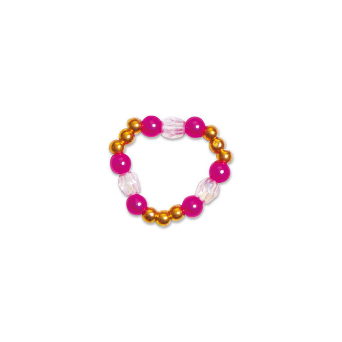 Zestaw kreatywny do tworzenia biżuterii Pierścionki z koralików J09125 Janod