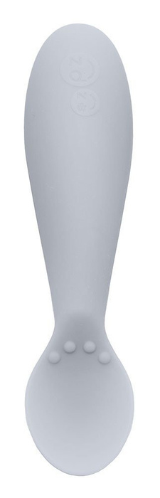 Komplet pierwszych naczyń silikonowych First Foods Set pastelowa szarość EUFFP003-EZPZ