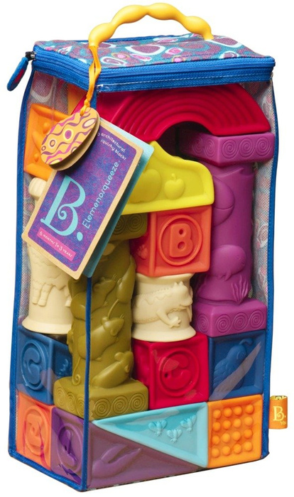 Miękkie klocki dla dzieci squeeze 26 elementów, BX1003-B.Toys
