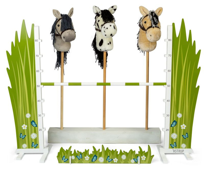 Hobby Horse przeszkoda dla konia na kiju łąka Astrup 84239