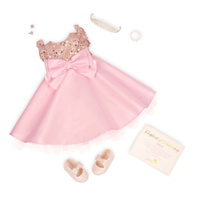 Lalka Allyn z przebitymi uszami i biżuterią 46 cm Our Generation BD31571Z 