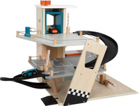 Drewniany parking garaż dla autek kilka poziomów Na rajdzie 12357 Small Foot