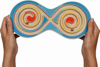 Tablica umiejętności motorycznych labirynt Nieskończoność 59976-Goki, zabawka zręcznościowa