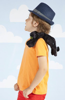 Pluszowy, smukły kotek Black, 104140-Manhattan Toy Lanky Cats