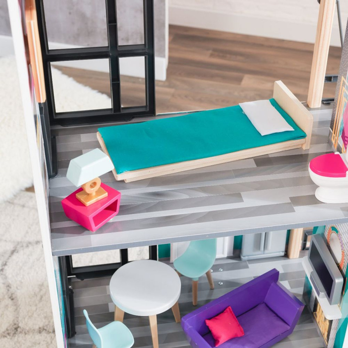 Domek dla lalek Wieżowiec Bianka City Life KK65989- KidKraft, dla dziewczynek