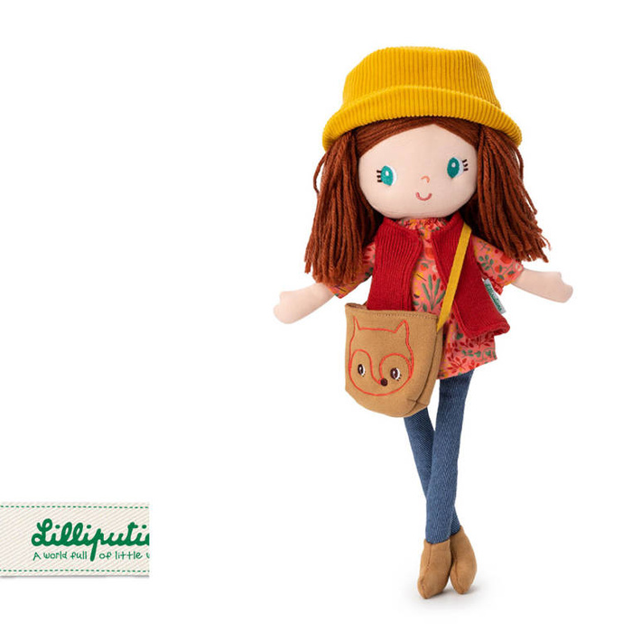Lalka przytulanka eksplorerka przyrody ulubiony towarzysz Lea 41cm wysokości 83489 LILLIPUTIENS