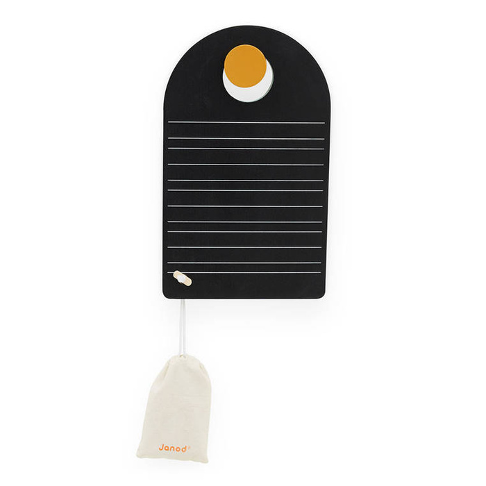 Przenośna dwustronna tablica z akcesoriami Janod J09634