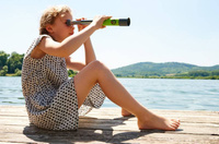 Teleskopowa luneta dla dzieci Green&Go HB303537-Haba Terra Kids, zabawki ogrodowe