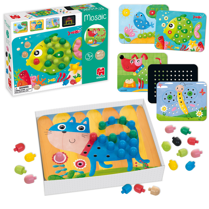 Układanka dla dzieci drewniana Mozaika Goula 53136