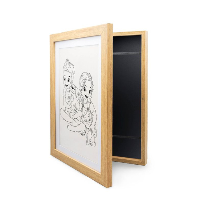 Ramka na rysunki dziecka 50 rysunków A4 Buki FK013