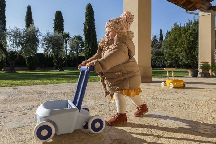 Chodzik dla dzieci niebieski pchacz Roberto Mini Eolo Italtrike