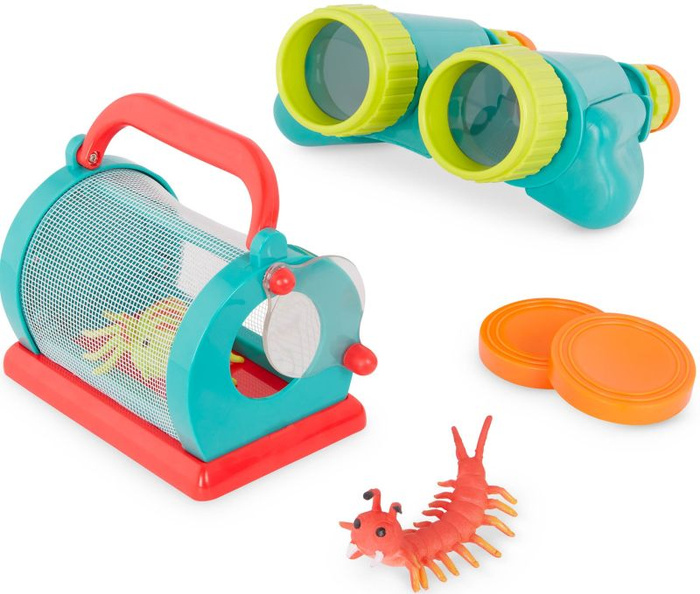 Zestaw małego badacza do łapania owadów obserwacji przyrody z lornetką Mały odkrywca BX2192Z B.Toys