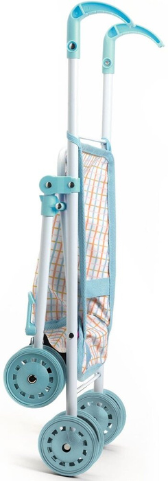 Wózek spacerowy dla lalek niebieski kolekcja Pomea Djeco DJ07784