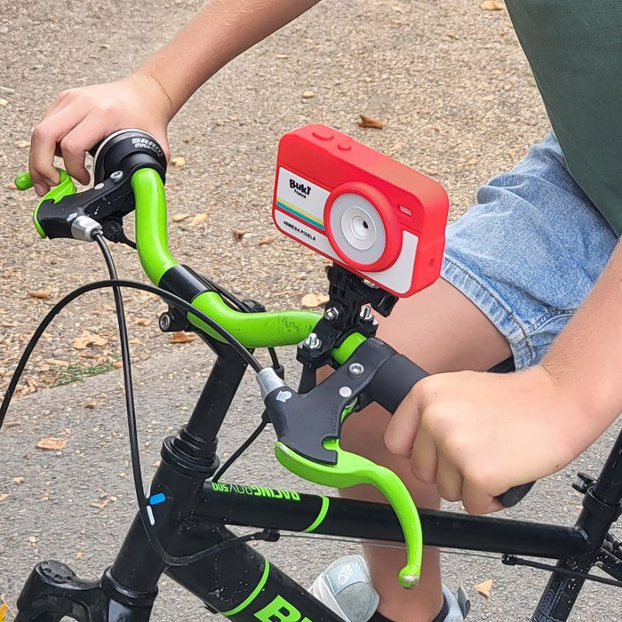 Aparat 2w1 Kamera na rower i kask Autofokus Zoom 16x kolorowy wyświetlacz CamPro Buki PV010