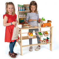 Drewniany sklep dla dzieci Ekologiczny ryneczek Erzi 10061