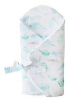 Rożek niemowlęcy Paprocie mięta LL0720-Lullalove, wyprawka dla noworodka