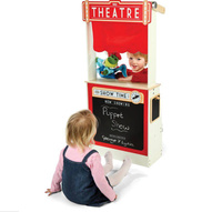 Sklep drewniany i teatrzyk dla dzieci w jednym T0068-Tidlo-zabawy w domu, przedszkolu