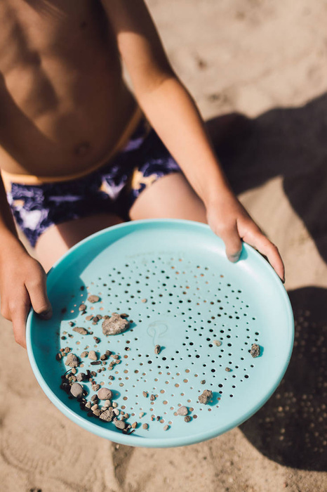 Gra latający dysk i sitko 2w1 Frisbee Vintage Blue 171966-Quut, zabawy w plenerze