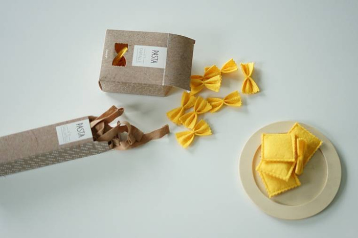 Filcowy zestaw makaronów i akcesoria Janod J06598