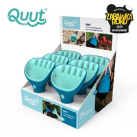 Komplet zabawek do piasku łopatka + grabki Raki Dark Blue + Vintage Blue Quut