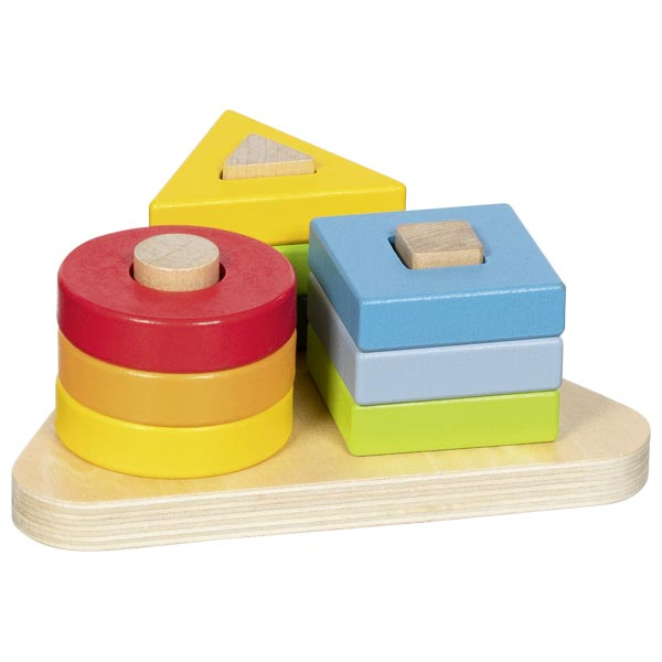 Układanka drewniana Sortowanie kolorów Spirala Goki 58354