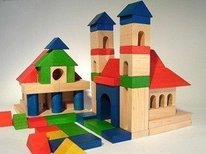 Klocki drewniane o dużych rozmiarach z literkami dla dzieci, XL, 120 el., zabawki konstrukcyjne