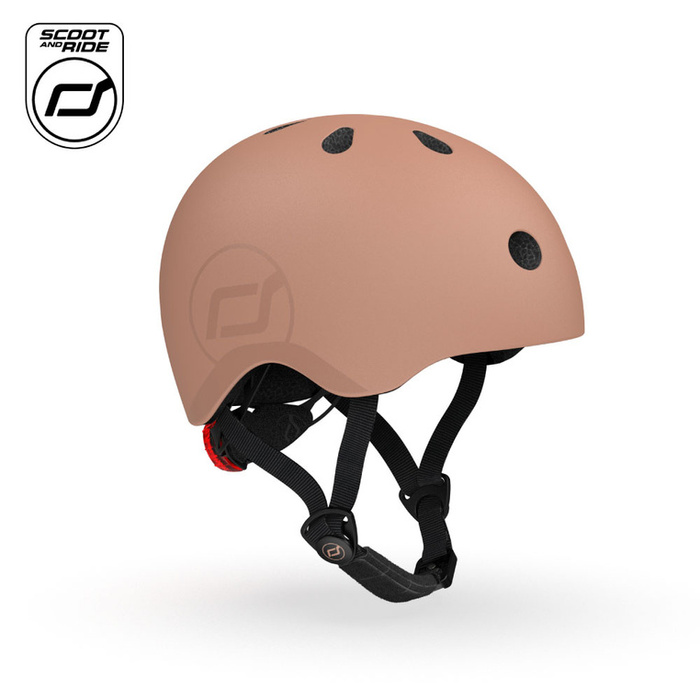 Kask S-M dla dzieci  3+ Mocha Scootandride S00828