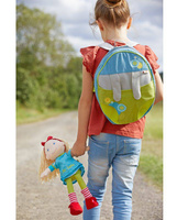 Plecak z nosidełkiem dla lalki Summer Medow HB305975-Haba, prezent dla przedszkolaka