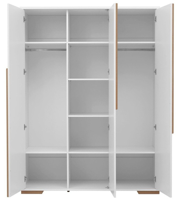 Biała Szafa 3 drzwiowa Pinio Snap