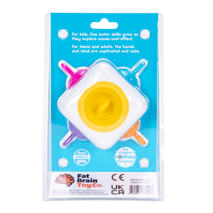 Kostka sensoryczna z bąbelkami Sensokostka Tugl Fat Brain Toys FA362-1