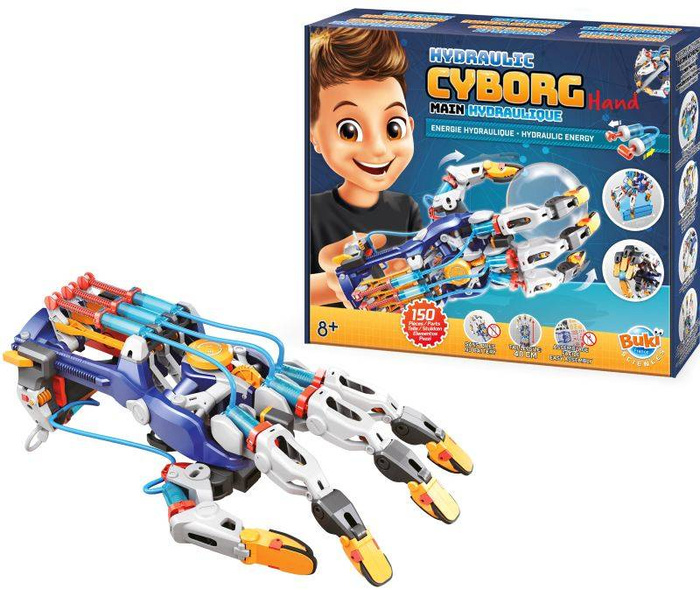 Nauka i zabawa dla dzieci Hydrauliczna ręka cyborga 7508-Buki