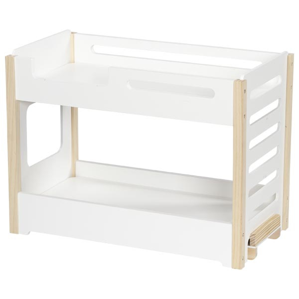 Łóżko piętrowe ze zjeżdżalnią dla lalek Goki 51451