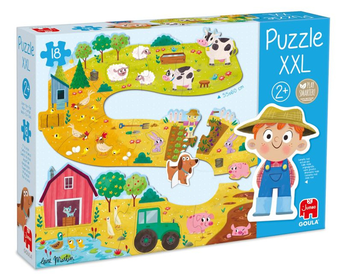 Puzzle dla dzieci XXL Farma Goula 53176