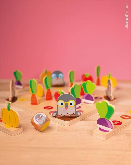 Gra dla dzieci Unikaj kreta J08246-Janod, zabawka edukacyjna